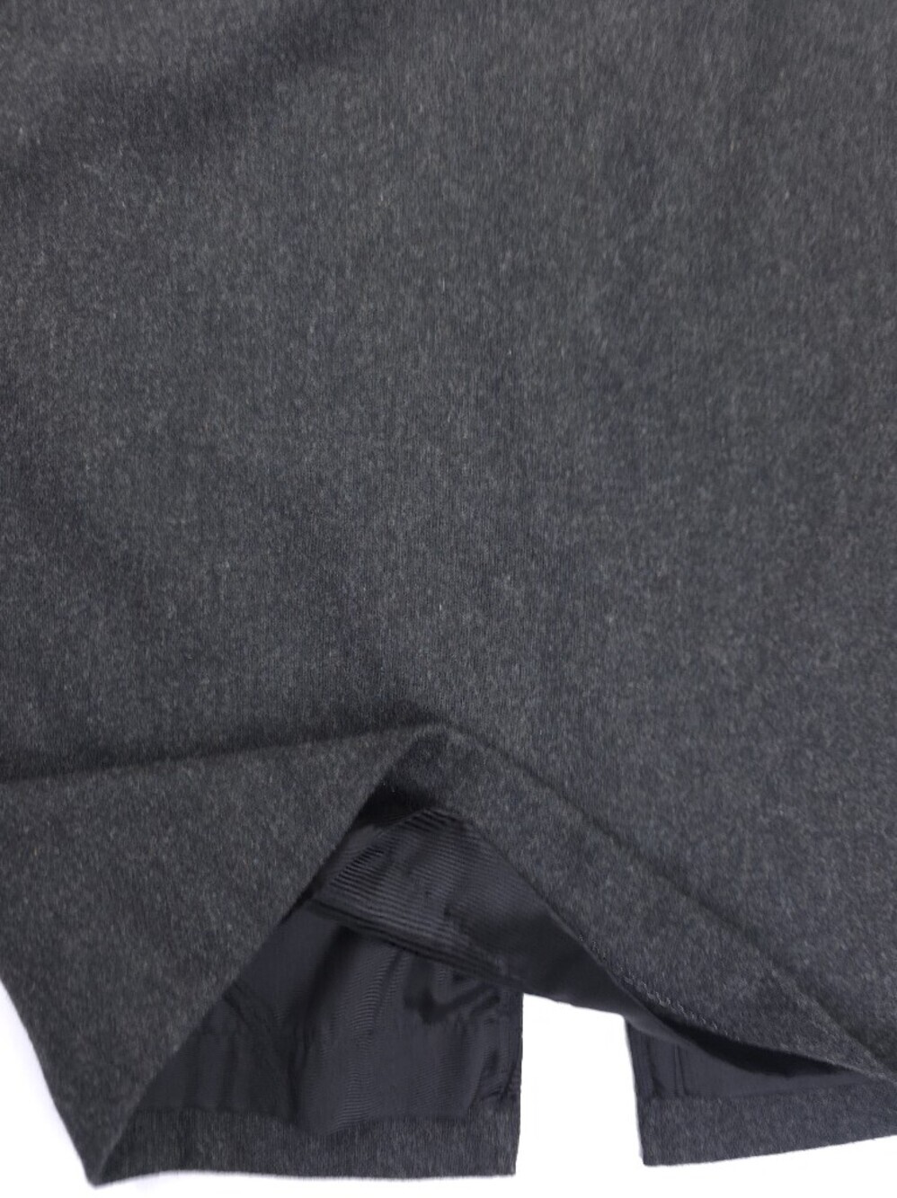 Classic Wool Long Black Pencil Skirt Sz 12 - Picture 3 of 11
